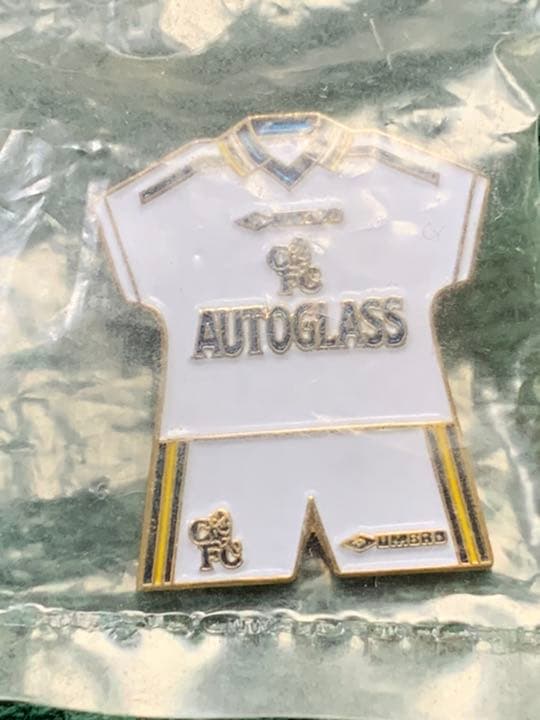 Chelsea カーキット(マフラー)+未開封ピンバッジ