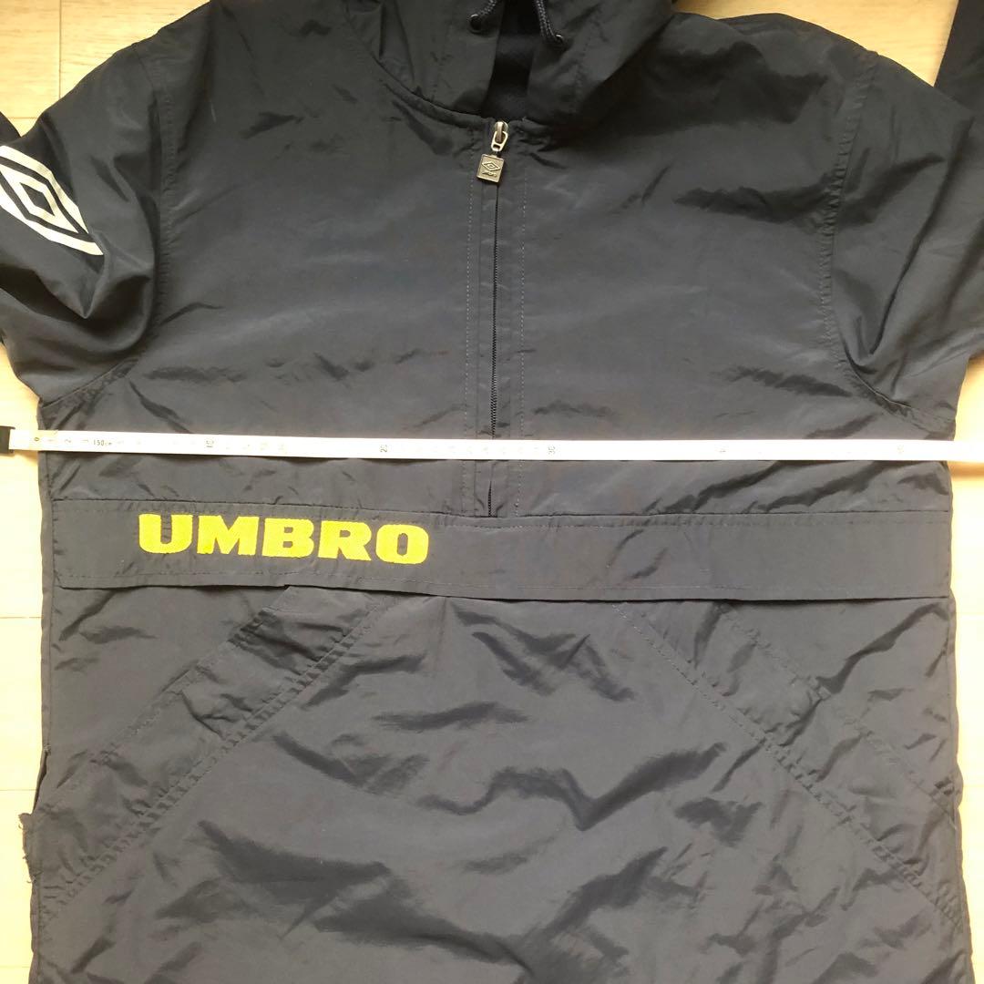 UMBRO アンブロ　Sサイズ ナイロンハーフジップパーカー　ミシガンカラー