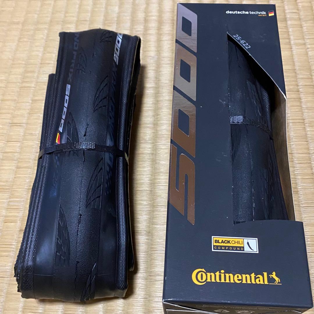 新品　コンチネンタル　5000 GP 25C クリンチャー 2本セット