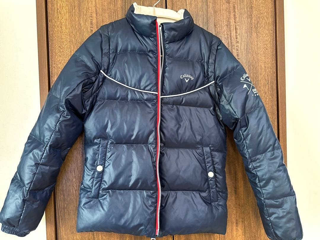 【2点セット】Callaway 2wayダウン adidas レッグウォーマー