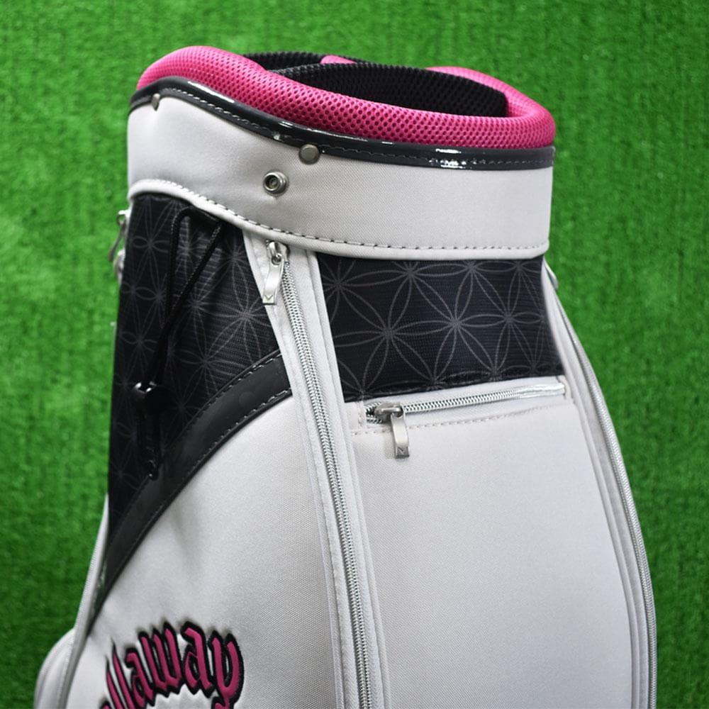 ふ*ち様 Callaway/キャロウェイ レディース キャディバッグ【ホワイト】