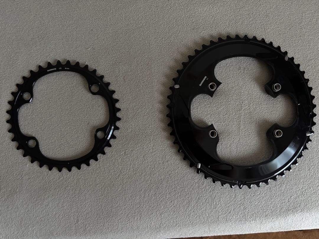 非売品　9200 DURA-ACE チェーンリング 52T/36T 11s用