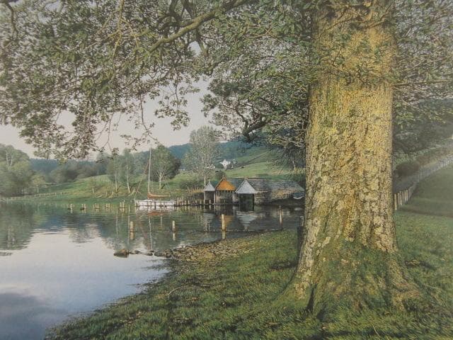 原雅幸、【Swallows and Amazons】、希少な限定額装用画集画