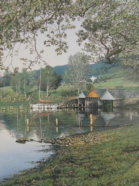 原雅幸、【Swallows and Amazons】、希少な限定額装用画集画