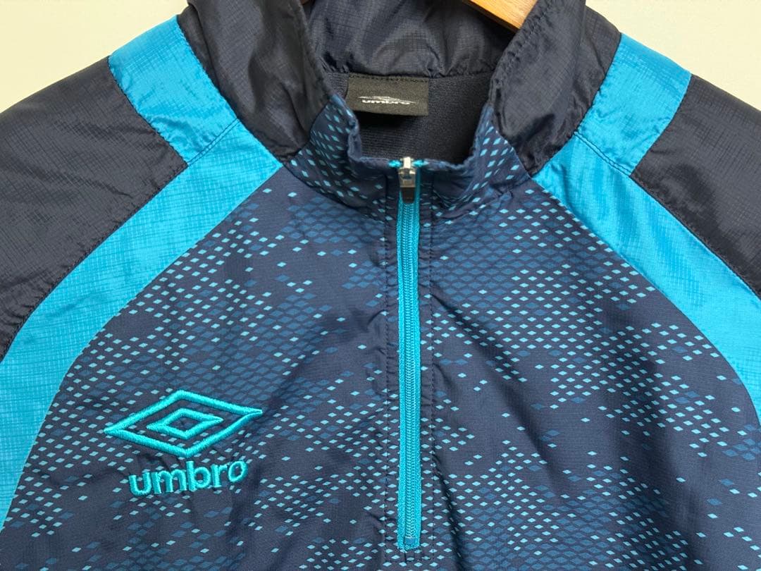 美品 アンブロ Umbro ピステ上下 ウィンドブレーカー 3点セット メンズL