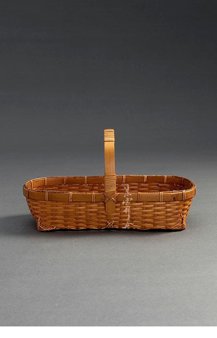 竹細工 極上品かご 収納 果物かご 手作工芸品 市場かご 手提かご 買い物かご