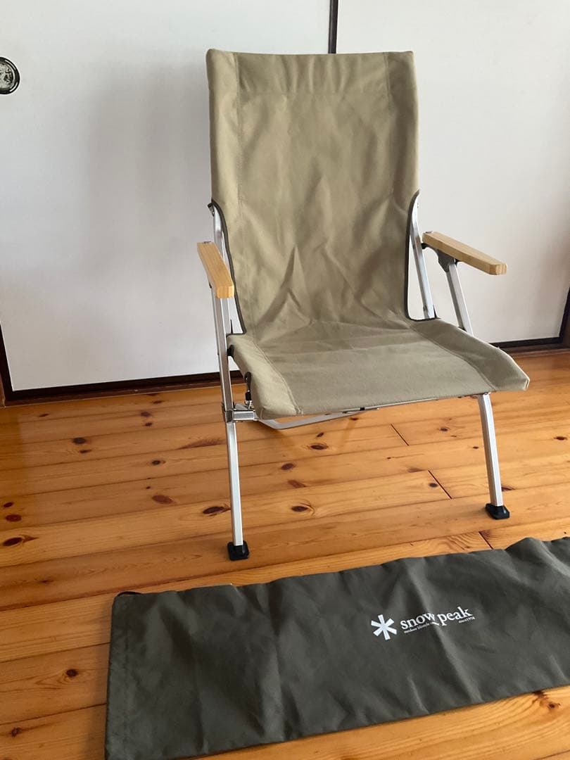  peak スノーピーク　ローチェア30 カーキ　美品