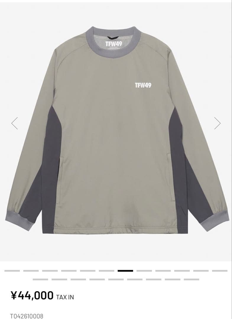 メンズウェア TFW49 SHELL PULLOVER CREW M