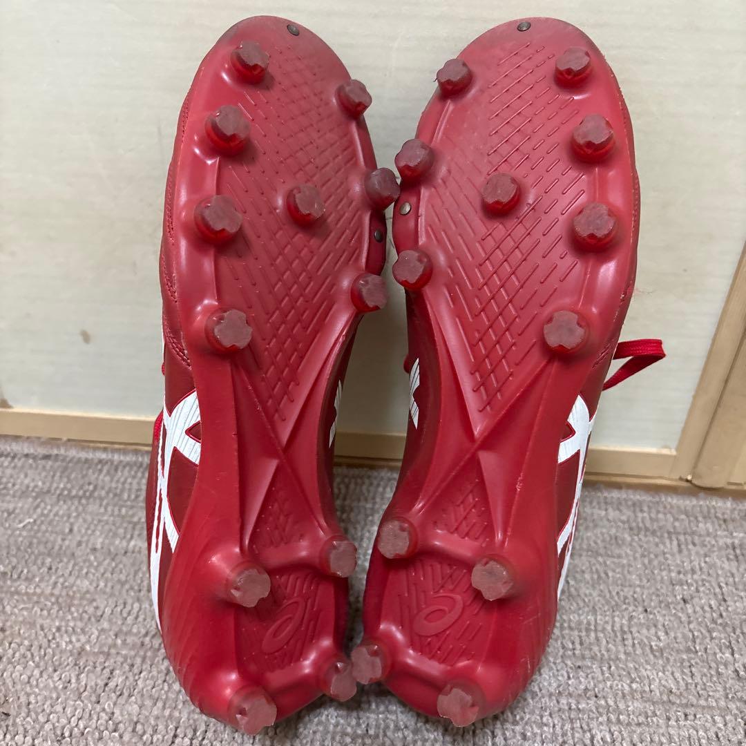 サッカースパイク　ds light x-fly5 レッドカラー
