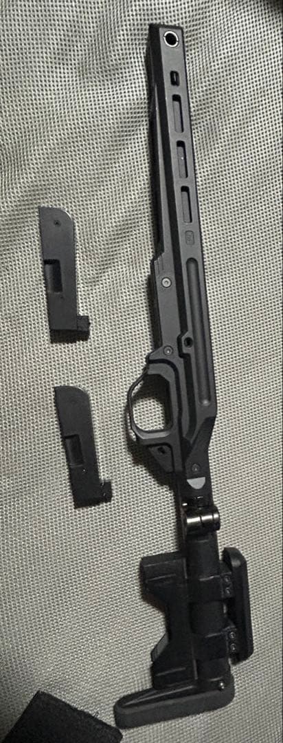 東京マルイVSR-one用シャーシ&ストック チークパット付き