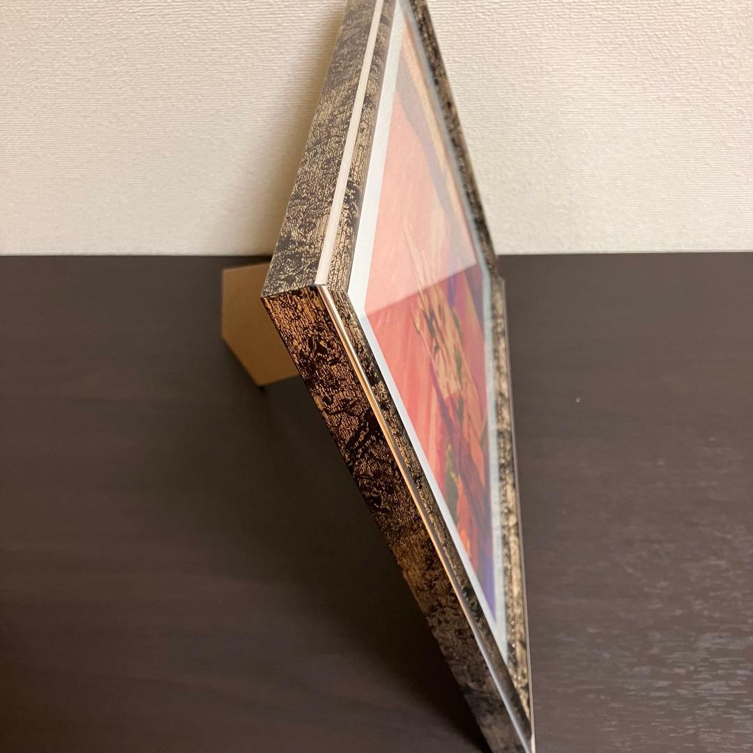ジブリアート19 カリオストロの城③ 額縁寸法32.7㎝×24.0㎝京藤夏樹真作