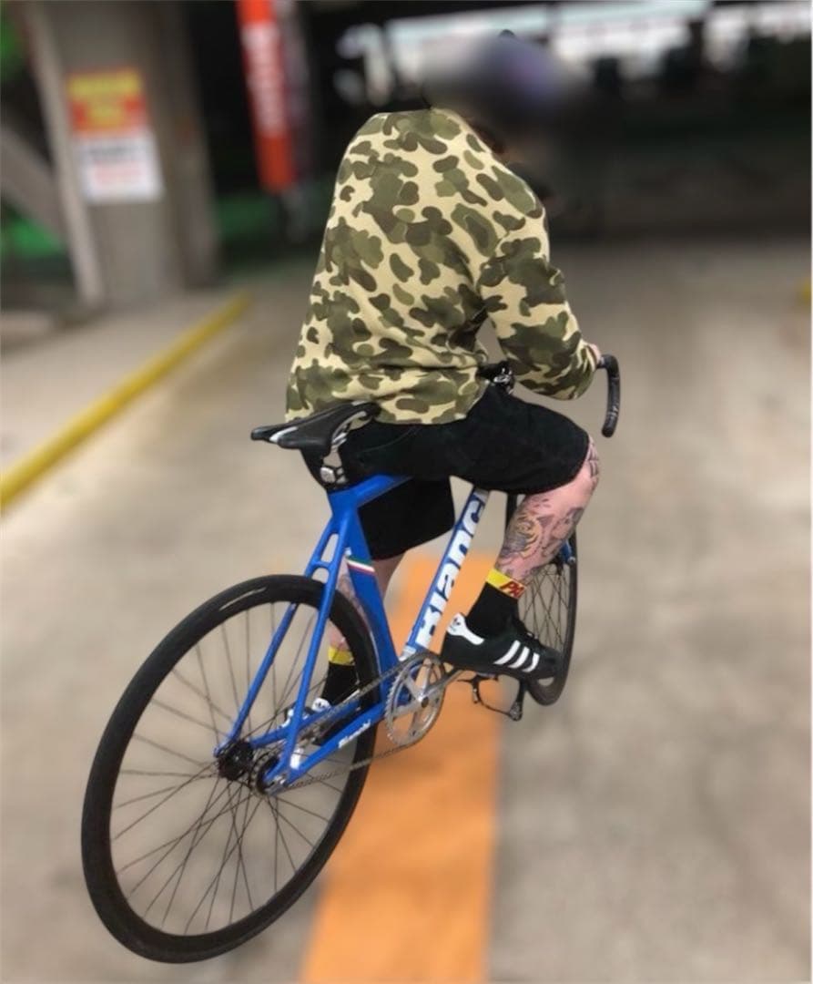 あ　さん専用bianchi super pista Azzurro 51cm