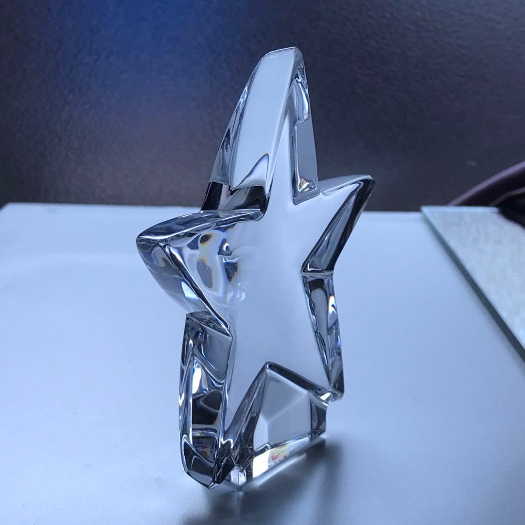 稀少きらめく美★オールドバカラ Baccaratフィギュリン☆一番星☆クリスタル