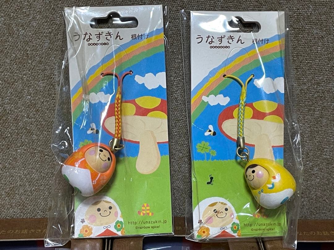 【未開封】うなずきん　初期　ストラップ　うなずく　レトロ　かわいい