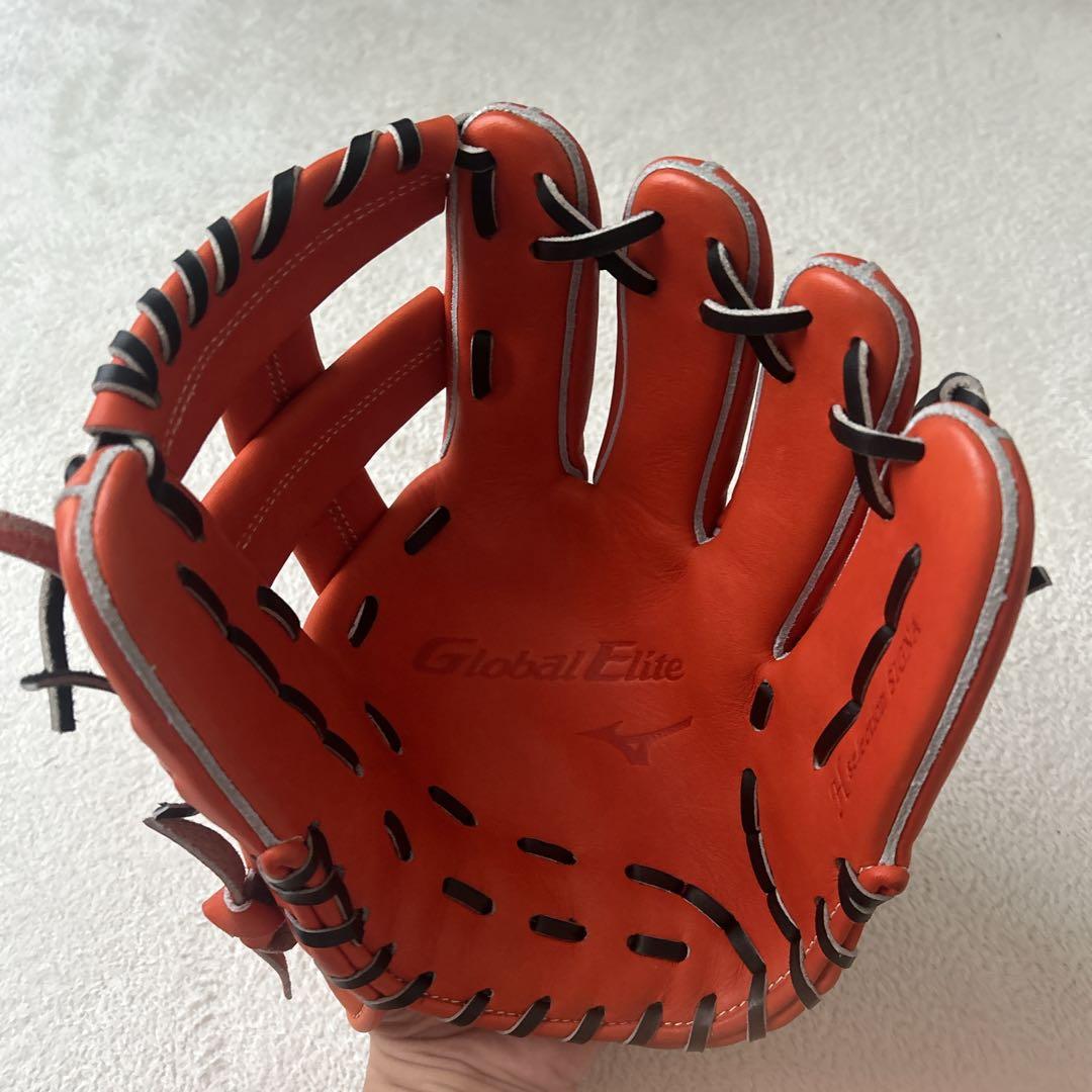 【未使用美品】ミズノ mizuno グローバルエリート　硬式グローブ　内野手用