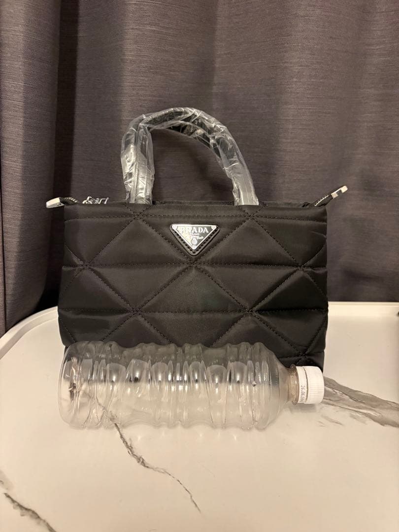 PRADA ブラック ナイロン ハンドバッグ　ショルダーバッグ　ノベルティ