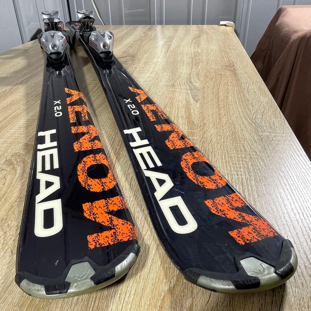 HEAD（ヘッド）163cmスキーセットケース付き【ホットワックス施工済】