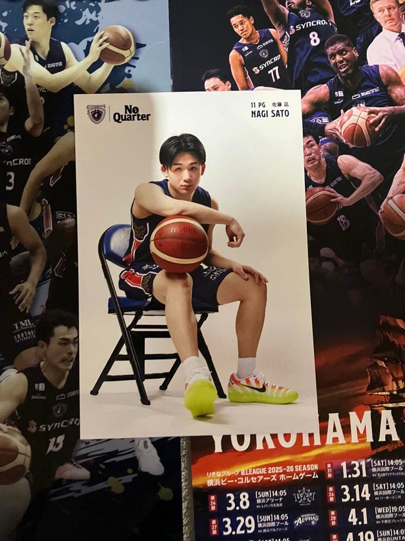 横浜ビー・コルセアーズ　佐藤凪選手　タオル&来場者特典　セット