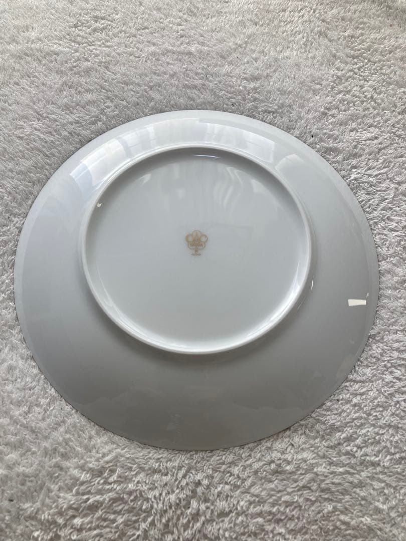 新品　未使用　大倉陶園　Okura 青いバラ 皿 2枚セット　ブルーローズ