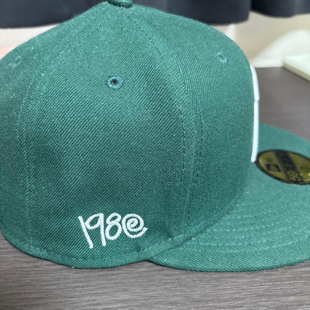 New Era 59FIFTY 緑色 キャップ 7 3/8