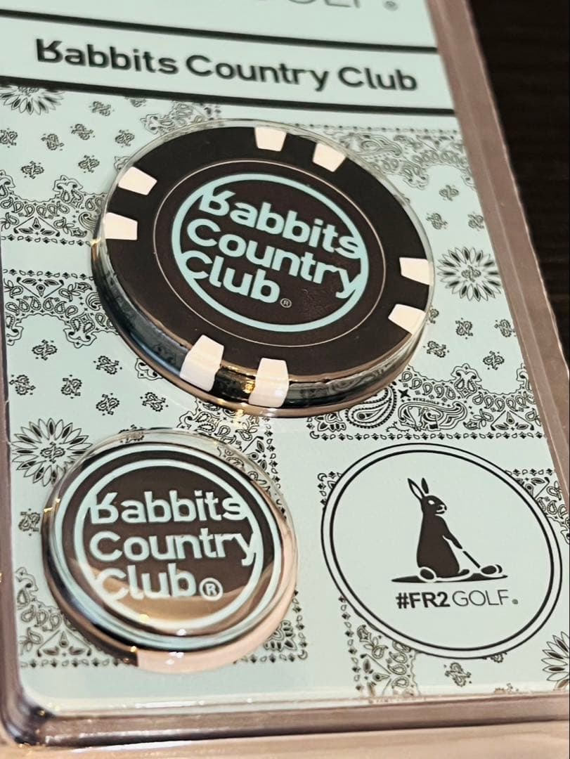 【沖縄限定】FR2 Casino Turquoise Blue ゴルフ マーカー
