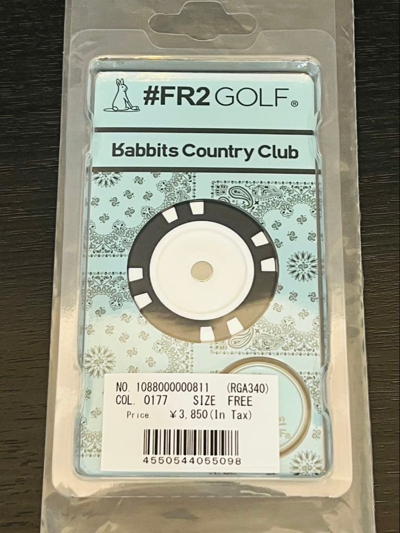 【沖縄限定】FR2 Casino Turquoise Blue ゴルフ マーカー
