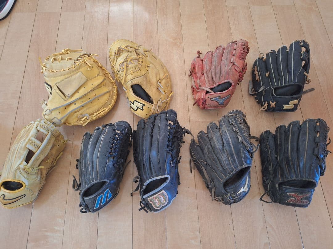 野球グローブ 9個セット