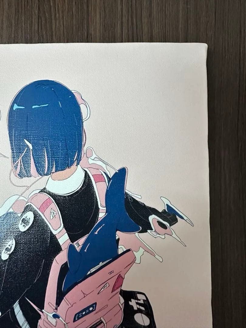 ダイスケリチャード　キャンバスアート「背中から嫌な予感がする人」Mサイズ