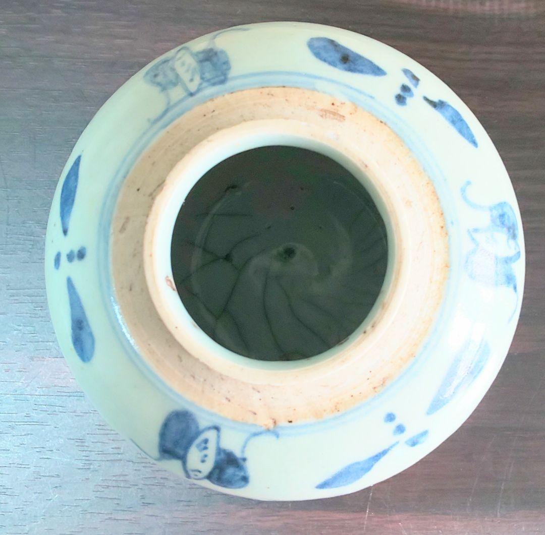 中国美術 清時代 白磁染付 青花喜字陶器壺