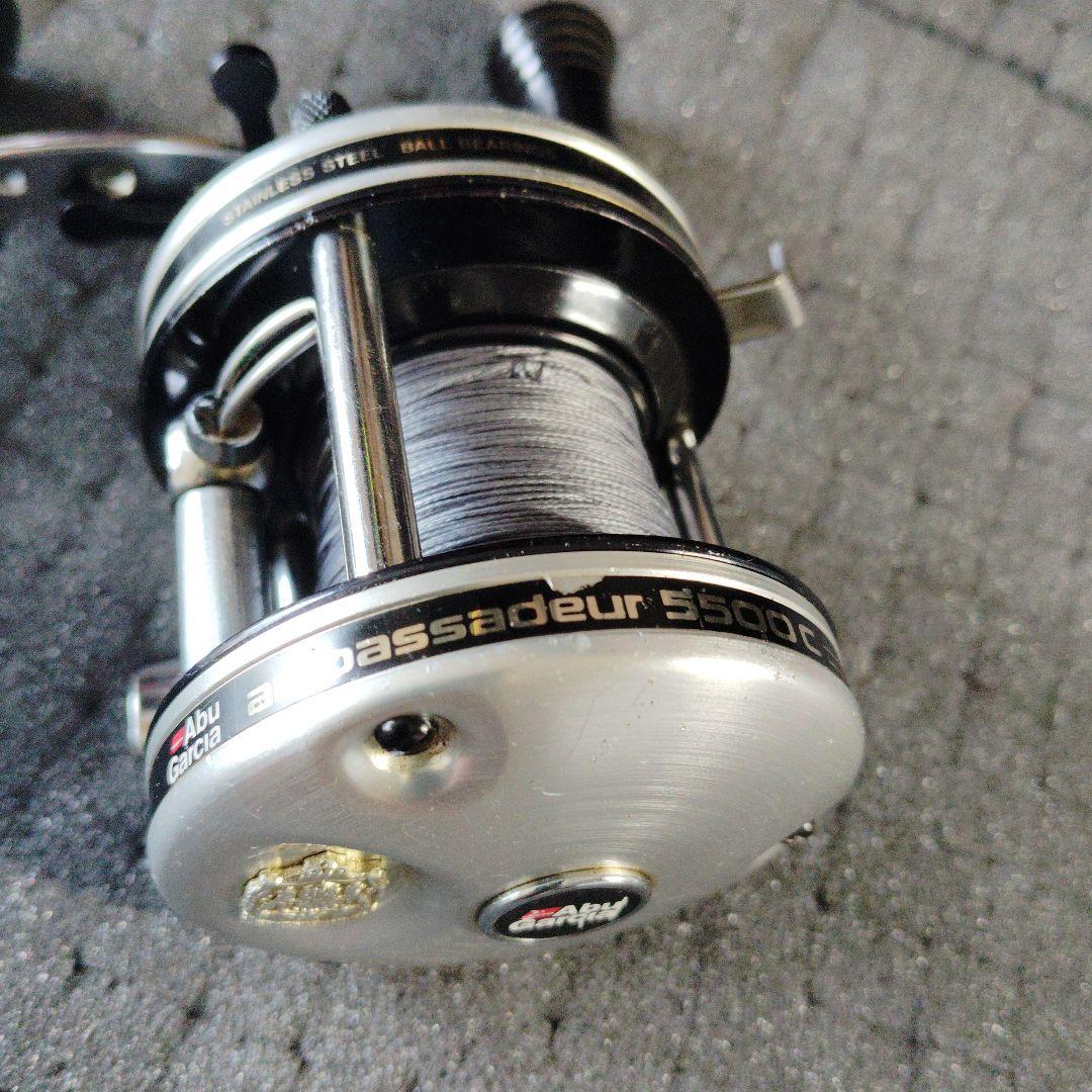 アンバサダー5500C パーミングカップ　パワーハンドル　雷魚　鯰