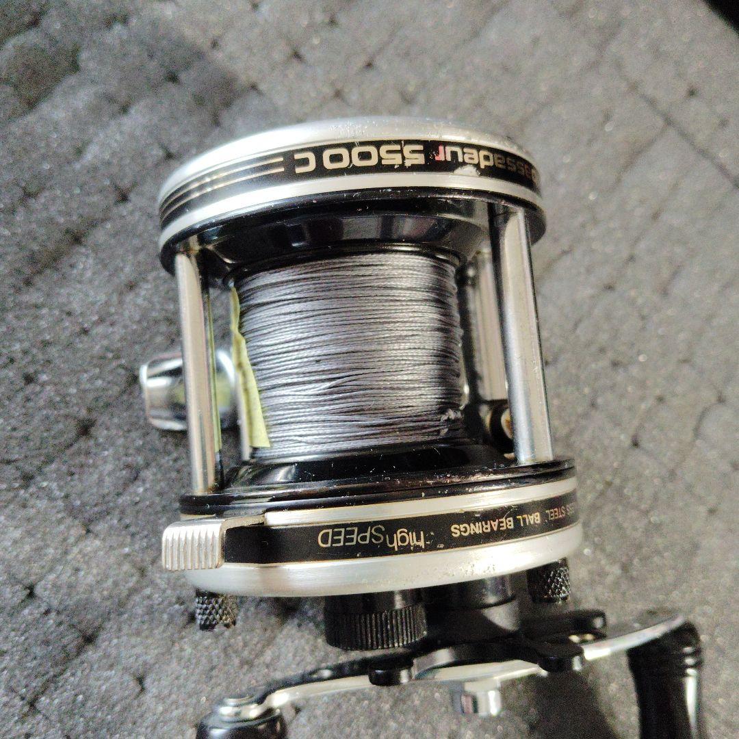 アンバサダー5500C パーミングカップ　パワーハンドル　雷魚　鯰