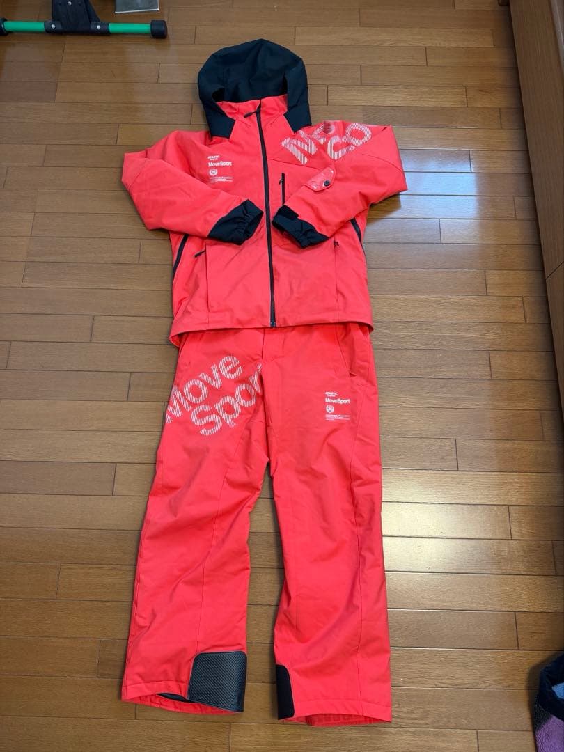 デサント Move Sport スキーウェア上下　2021-22モデル　M 赤