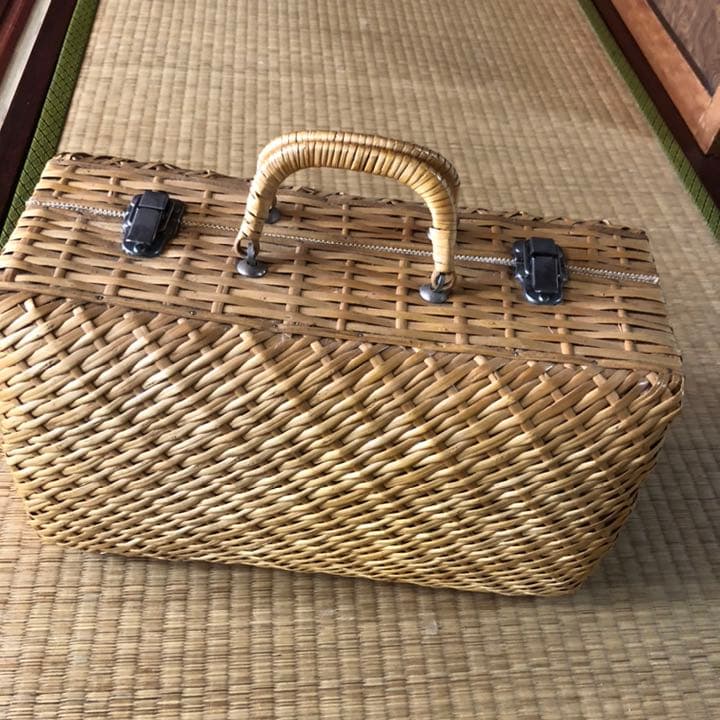 籠　カバン　昭和レトロ　アンティーク