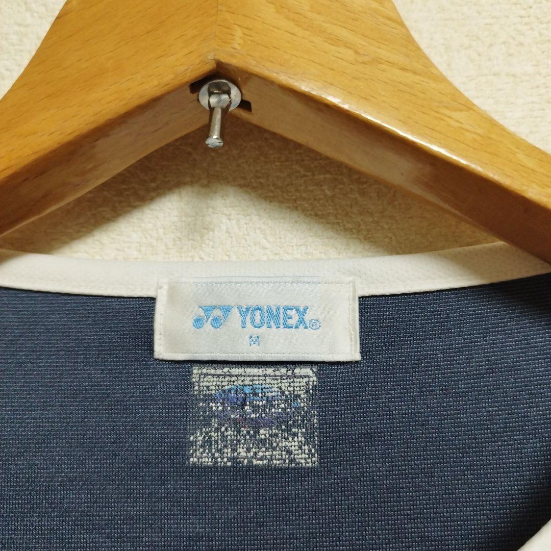 YONEX　ノースリーブシャツ Mサイズ　ネイビー　ゲームシャツ