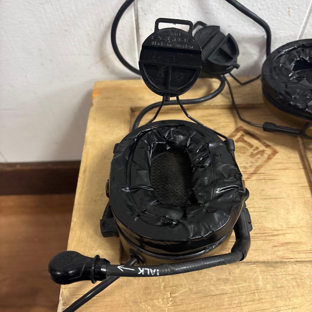 初期型　米軍実物　PELTOR COMTAC IIIヘッドセット　動作未確認