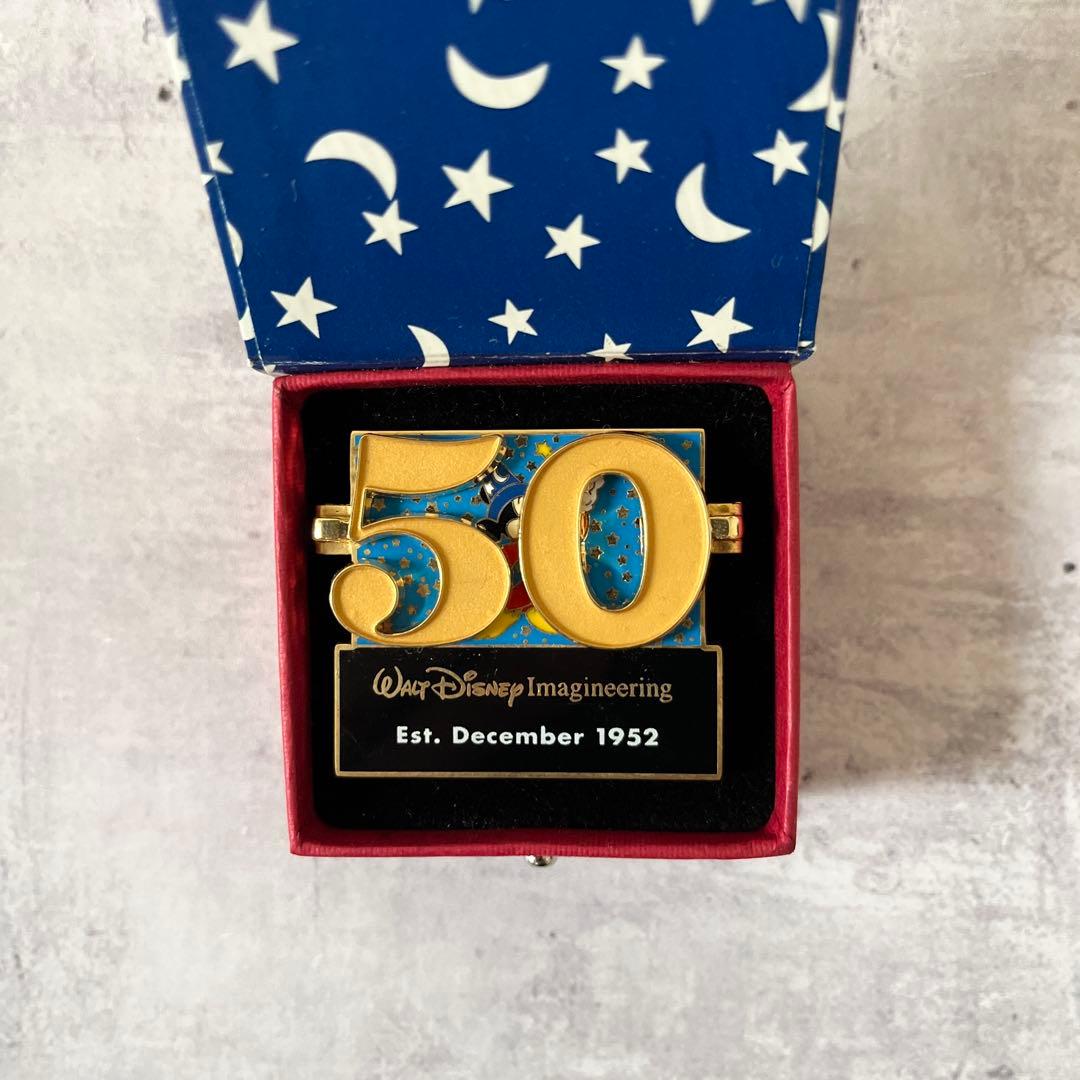 Disney WDI 50周年 ファンタジア 限定 ピンバッジ ピンズ レトロ