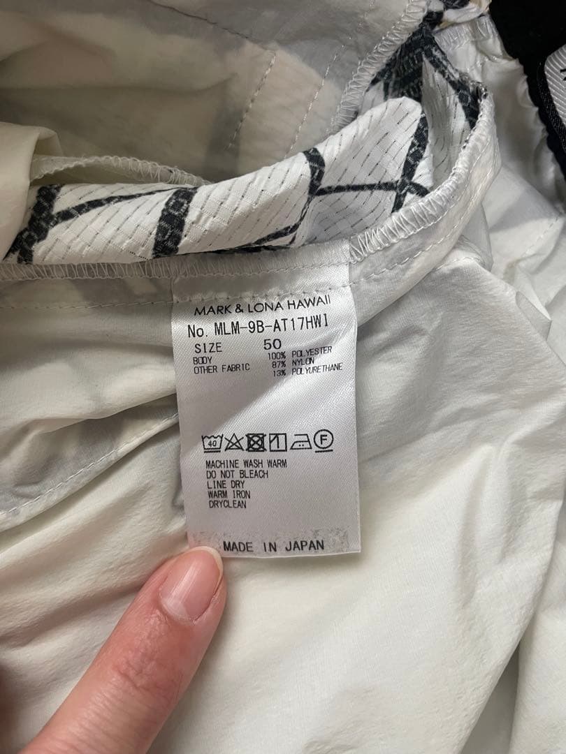 マークアンドロナ チェック柄ショートパンツ サイズ50