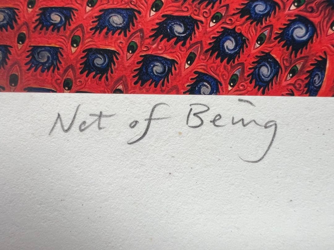 アレックス グレイ Net of Being シルクスクリーン サイン&証明書付