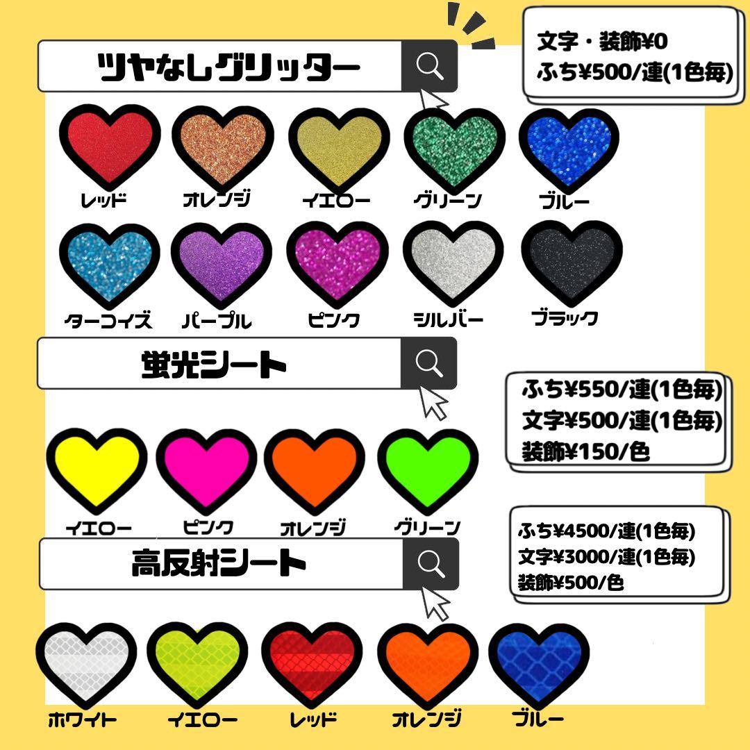 まい文字パネル うちわ文字オーダーページ