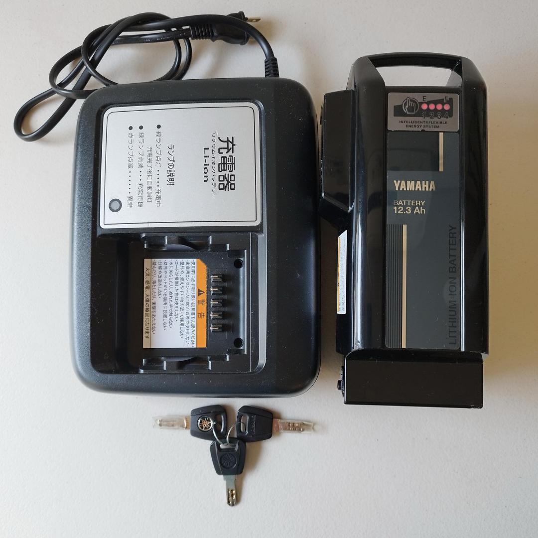極美品 ヤマハ 電動自転車 PAS With DX 12.3Ah 26インチ