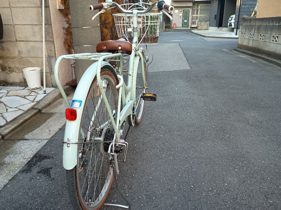 子供用自転車 ミントグリーン　２６インチ【埼玉県川口市まで引き取り限定】