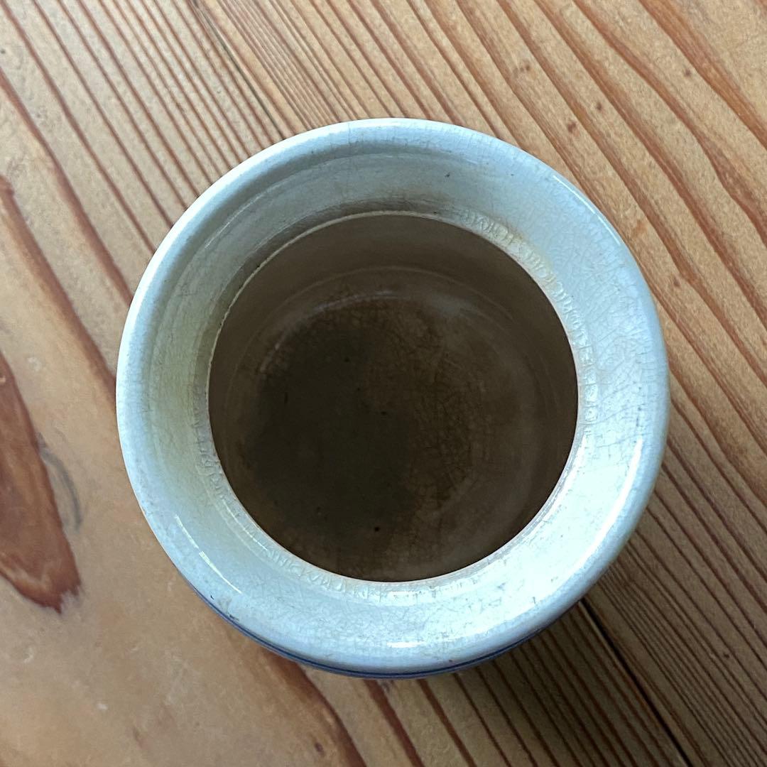 イギリス アンティーク キャニスター 陶器 キッチン用品SULTANAS 蓋付き