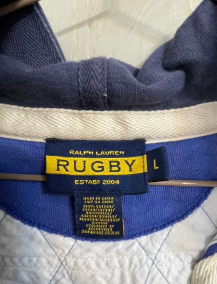 希少polo rugby パーカー