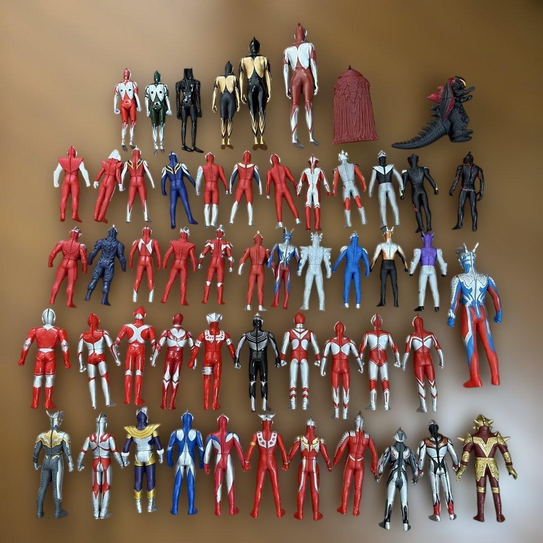 ウルトラマン　ソフビ　セット　まとめ　53個　フィギュア　50個以上