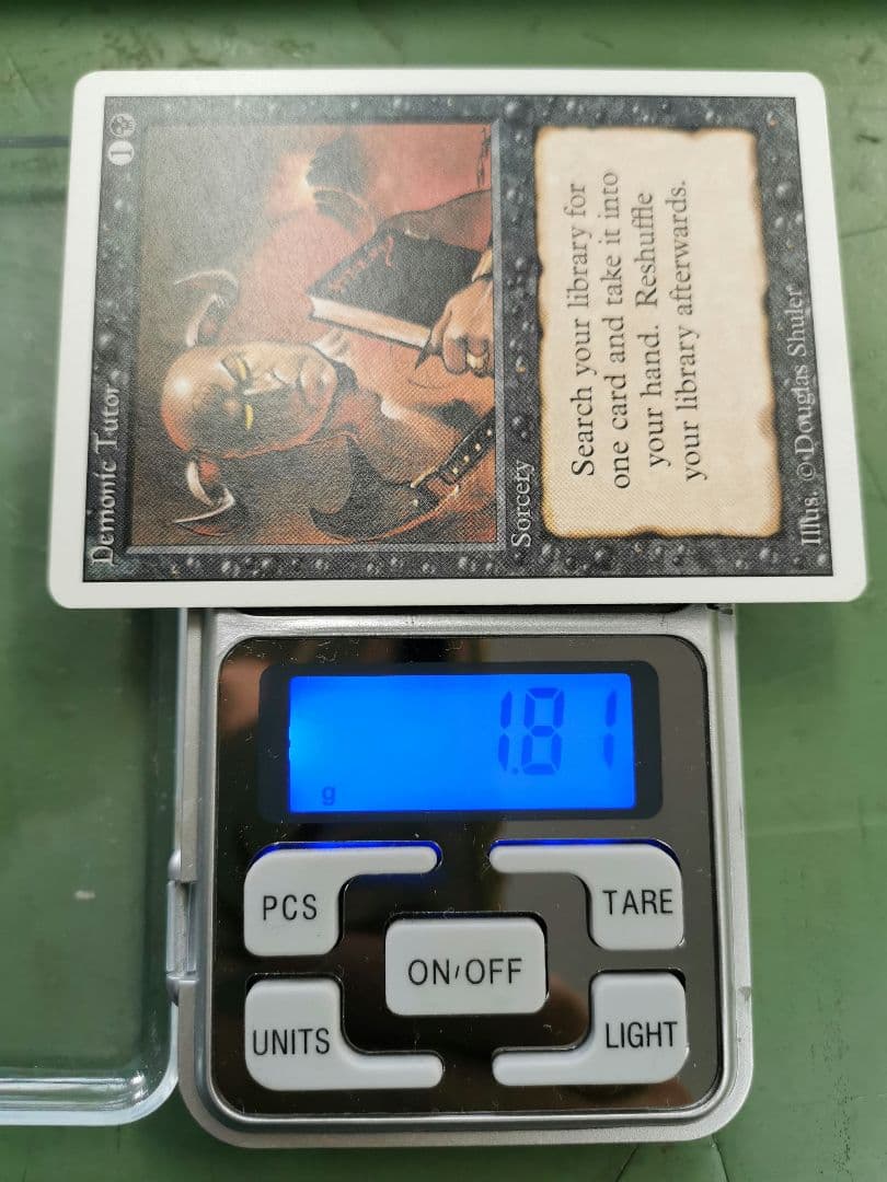 Demonic Tutor 　悪魔の教示者　英語版　mtg