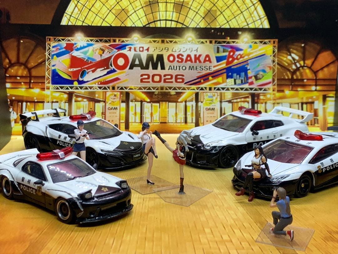 1/64 LBWK 日産 35GT-RRシルエットGT 警視庁パトカーver1台