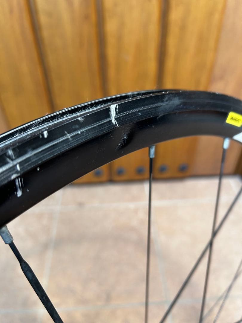 mavic ellipse リア　コグ付き　ピストバイク　ホイール