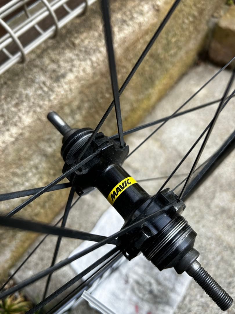 mavic ellipse リア　コグ付き　ピストバイク　ホイール