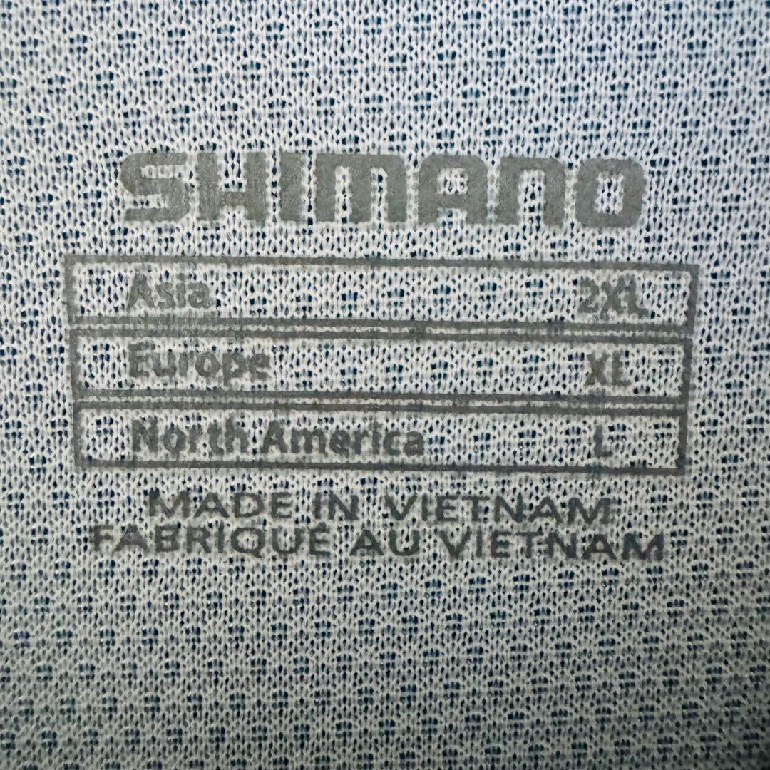 美品 シマノ LIMITED PRO フルジッププリントフーディ SH-013T