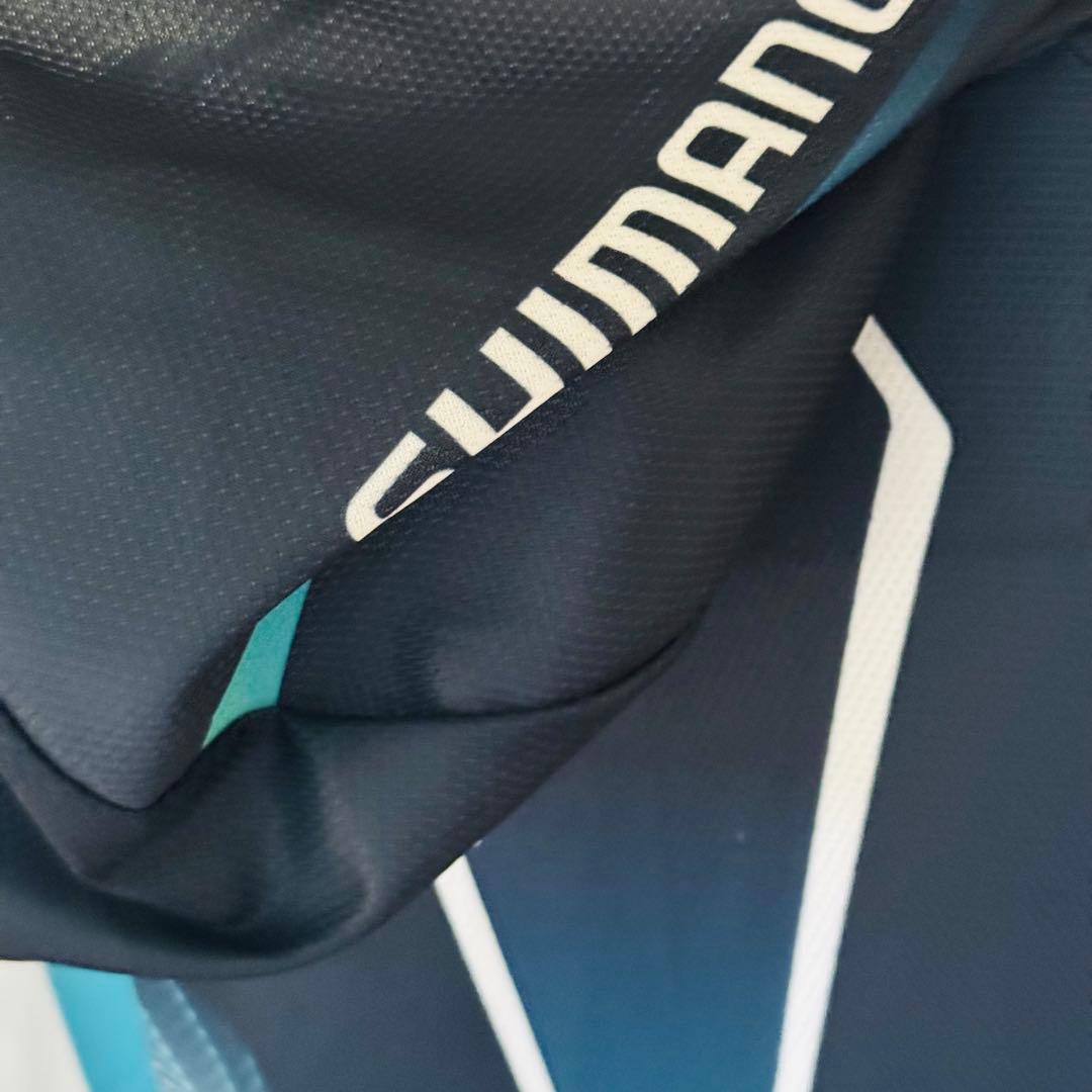 美品 シマノ LIMITED PRO フルジッププリントフーディ SH-013T